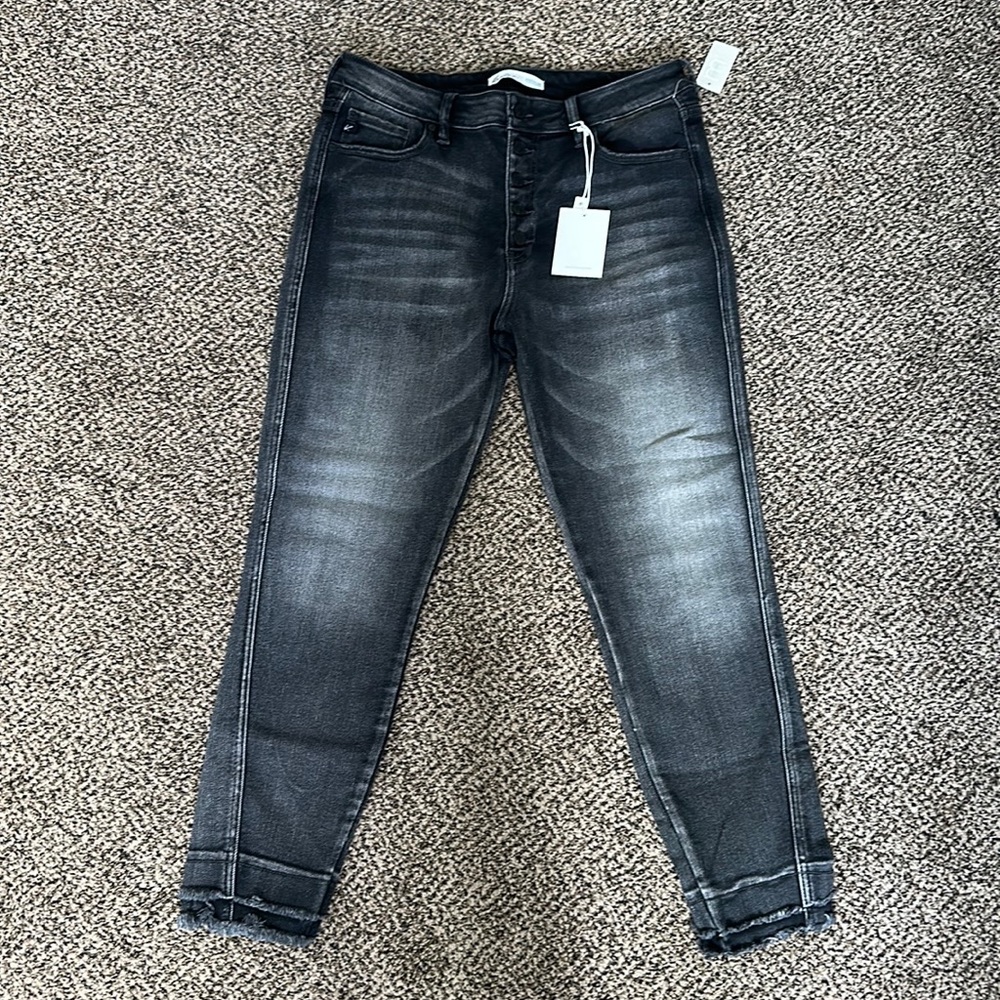 High-Rise Black KanCan Skinny Jeans - Size 30